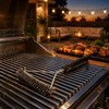Triangular Grill Brush for BBQ Cleaning – Stainless Steel Long