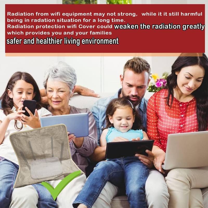 WiFi Cover Router EMF Cover Radiation Shielding WiFi Guard Emf