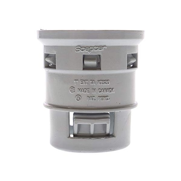 Ipex-Kwikon 089148 KTS20 Non-Metallic ENT Snap-In Connector, 1-Inch, (50-Pack)