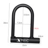 CORHAD Anti-Theft Bike Lock u Shackle Key Heavy Duty Sturdy