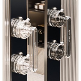 Suction-type multi-purpose door handle - Clear White / 흡착식 다용도 문 손잡이 - 클리어화이트
