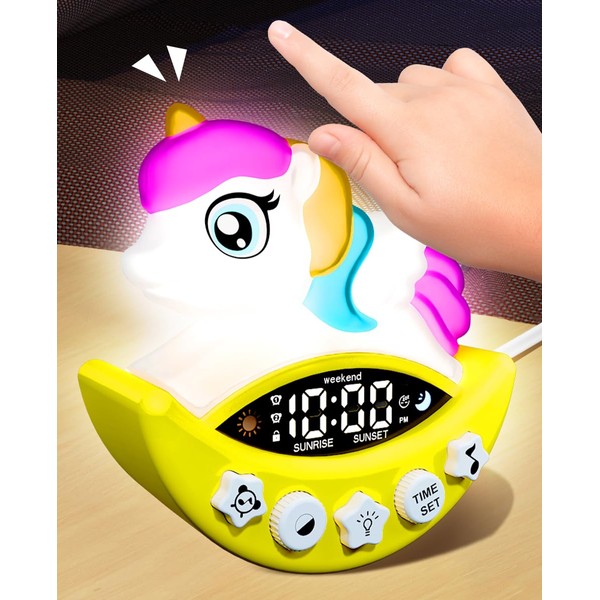 DoliWish Alarm Clock Ok to Wake Up Clock for Kids
