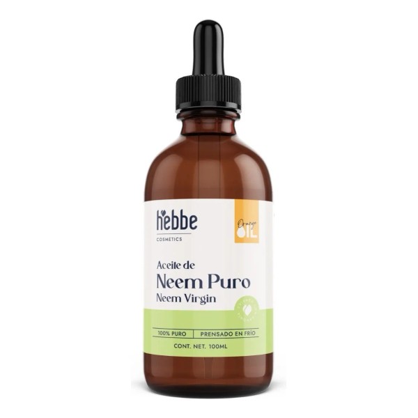 Neem Aceite Puro Orgánico Prensado en Frío Facial y Capilar,