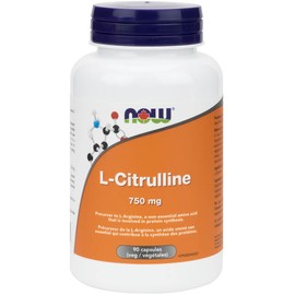 NOW L-Citrulline 750mg, 90 Veg Capsules