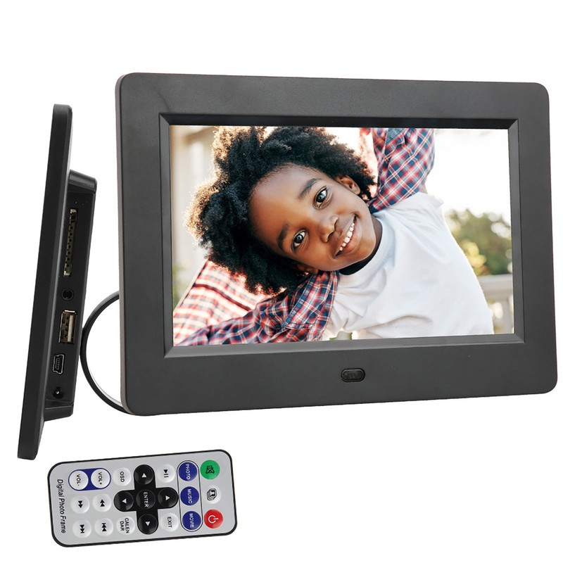 7 inch 800*480 HD Digital Photo Frame Screen Multiple Languages