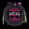 Ernie Ball - Cable trenzado para instrumentos, recto/acodado, 7,6 m,