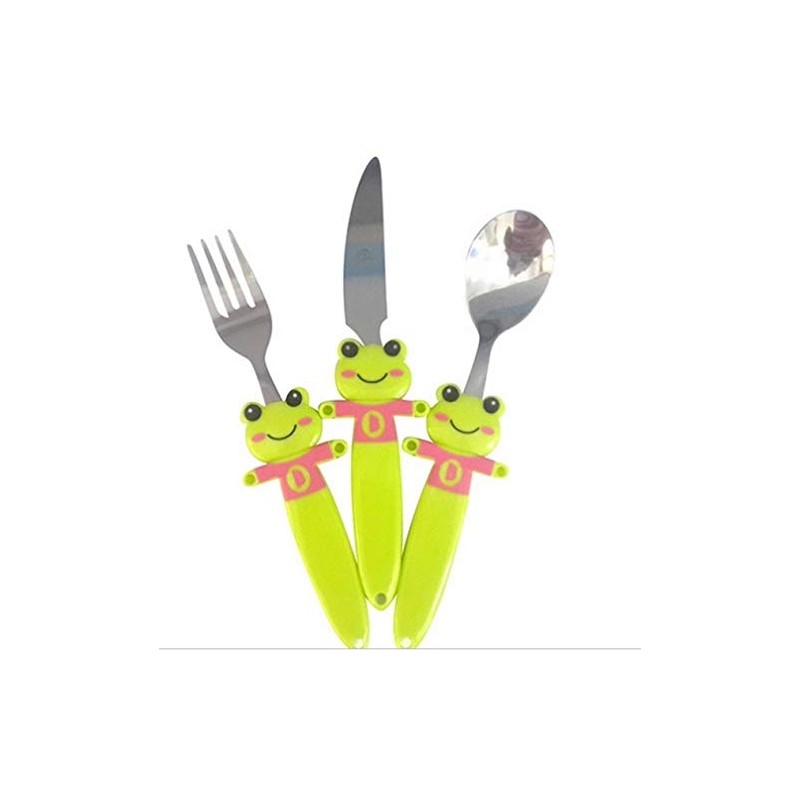 EZ Life Funky 3 Pcs Kids Cutlery Set - Fascinating