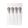 nuoshen 4 Pack Awl, Gourd Shape Awl Tailors Awl Wood