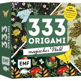 333 Origami – Magischer Wald | Zauberschöne Papiere falten: Das Original: Mit Anleitungen und 333 feinen Papieren: Hochwertiges Origami-Papier mit mystischen Natur-, Pflanzen- und Tiermotiven