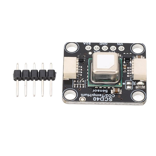 CO2 Sensor Module I2C Interface Temperature Humidity Monitor Compact Portable