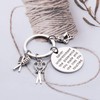 BAUNA Hairdresser Keychain Hair Stylist Appreciation Gifts Never Underestimate The