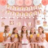 Rose Gold 13th Birthday Decorations for Girls, Rose Gold Happy