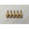 LTWFITTING Brass Barbed Fitting Coupler/Connector 1/4" Male BSPT x 1/4"(6mm)