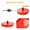 FOYWOTI Hex Shank,Hole Saw HSS with Arbor Bi-Metal & Heavy