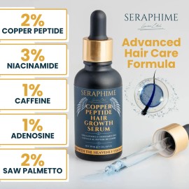 Seraphime, Sérum Peptídico De Cobre Para El Crecimiento Del