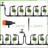 VIHOSE 25 Sets Drip Irrigation Emitters for 1/4" Drip Tubing