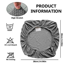 SLAXJNE 1 Piece Chair Cover, Office Swivel Chair Cushion Cover, Waterproof Chair Cover, Stretch Chair Cover, Chair Protective Cover, Chair Accessories