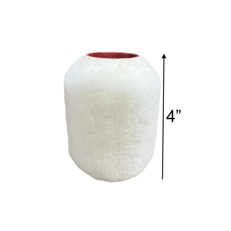 Tru-Lamb - 100% Natural Lambskin Professional Grade 4" Paint Roller