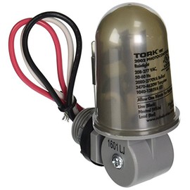 Tork 2002 Photo Control, Thermal Type Photocell, 1/2" Conduit Mounting with Swivel, 208-277V