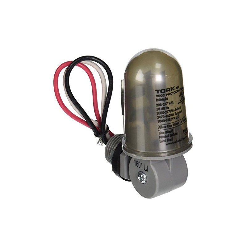 Tork 2002 Photo Control, Thermal Type Photocell, 1/2" Conduit Mounting