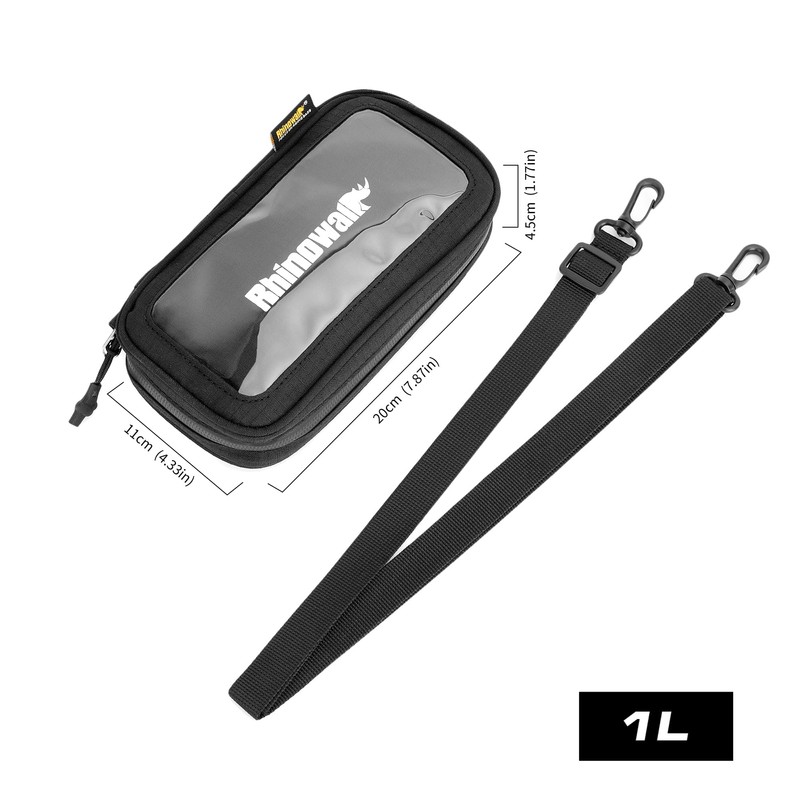 Rhinowalk Motorcycle Phone Mount Bag, Touchscreen Waterproof Phone Holder with
