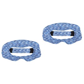 jojofuny 2pcs Vr Sweat Band Eye Mask Cover for Virtual Reality Headsets Breathable Pad for Gaming Protects from Sweat and Dirt Comfortable for Sharing Stylish Design for Vr Entertainment