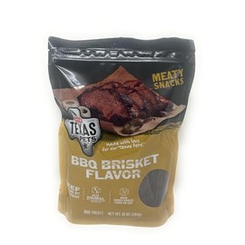 H‑E‑B Texas Pets BBQ Brisket Flavor Meaty Snacks Dog Treats 10oz - 1 Bag