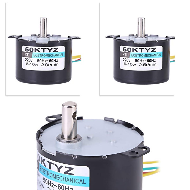 Pyramid Motor 230V, 50KTYZ AC 220V 10W 0.5A, Quiet Permanent