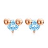 Cute Mickey Earrings, Women's Earrings, Birthstone, 925 Sterling Silver, Hypoallergenic,