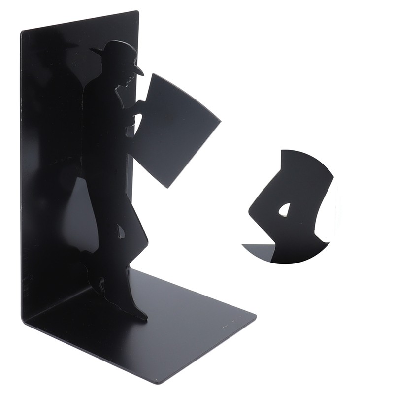 Wrought Iron Figure Book Stand Readers Book Stand Bookshelf Ornaments