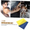 FRCOLOR African Sponge Net Exfoliating Scrubber for Body Long Bath