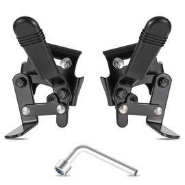 Heavy Duty Wheelchair Brakes Wheel Locks, Wheelchair Brake, Drive Wheelchair Parts, Transport Chair Brake, Universal Brake Replacement Parts for 7/8" Tubing, Side Mount Bolt on Style(1 Pair)