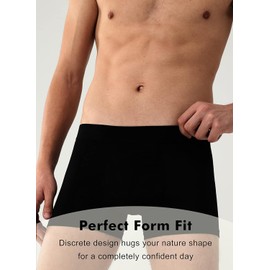 Battewa Cotton Incontinence Underwear for Men Front Absorbent Protective Boxer Brief Leak Proof Panties for Bladder Leakage 50ml (3 Color, 5Pack, Large)