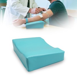 Arm Support Cushion for Injections Infusion, Arm Wedge Positioner, High-Density Foam Positioning Cushion, Ergonomic PU Arm Slot Pad for Nursing Care, Clinics, Home Healthcare