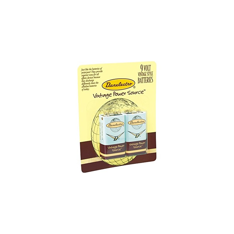 Danelectro 2D9V 9V Batteries (2 Pack)