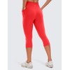 CRZ YOGA Womens Butterluxe Workout Capri Leggings with Pockets 19