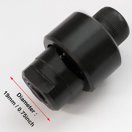 SagaSave 19mm Hole Cutter Hole Punch Screw Hole Punch for Sink Faucets Sheet Metal Hexagonal Steel Plate Stainless Steel