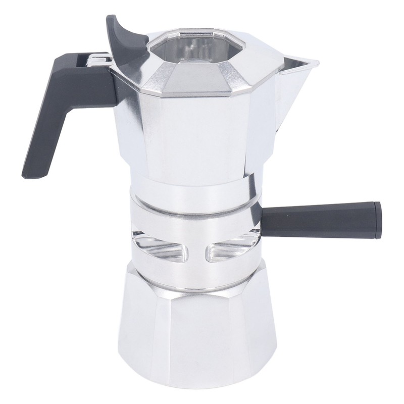 120ml 2 Cups Double Valve Moka Pot Aluminum Alloy Moka