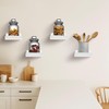 Small Wall Shelf,Small Floating Shelves for Wall,Mini Plants Shelf Wood