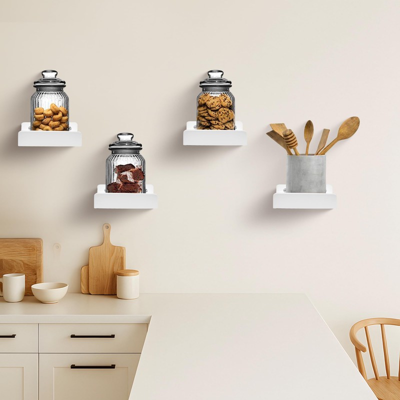 Small Wall Shelf,Small Floating Shelves for Wall,Mini Plants Shelf Wood