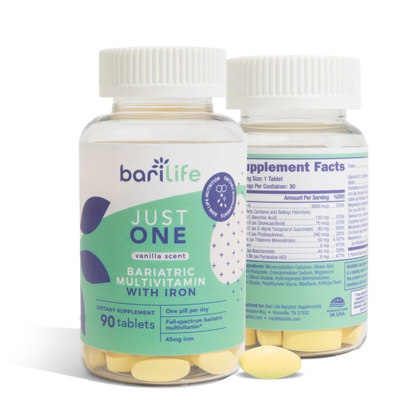 Bari Life Just One - Once Daily Bariatric Multivitamin with