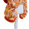 Thanksgiving Turkey Dog Costume Pajama, Holiday Soft Pet Clothes with