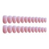 Style Nail Tips, Cute, Pink, Handmade, Plain, 24 Pieces, School