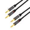 LogiLink CA1211 Speaker Cable 2x 2 Banana Plugs with Gold-Plated