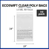 EcoSwift 10 19x24 EcoSwift Self Seal Suffocation Warning Clear Poly