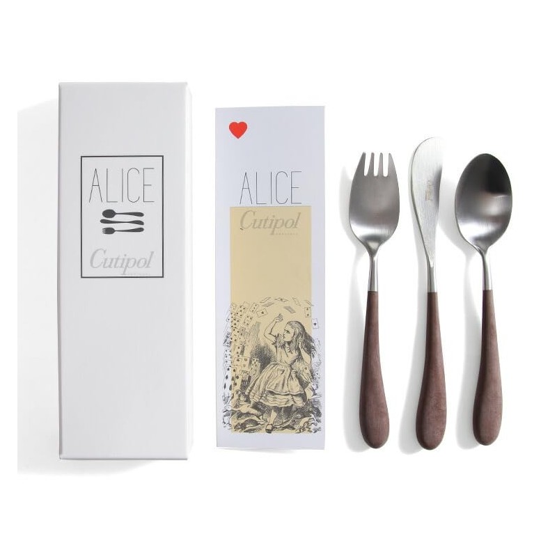Cutipol Alice Brown/Silver 3 pcs