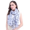 Lina & Lily Sailor Anchor Nautical Print Scarf Shawl Wrap
