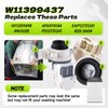 W11399437 W11259498 Washer Drain Pump Assembly Compatible with Whirlpool Maytag