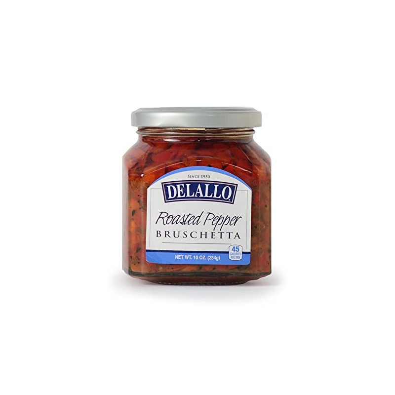 DeLallo Roasted Pepper Bruschetta, 10oz Jar