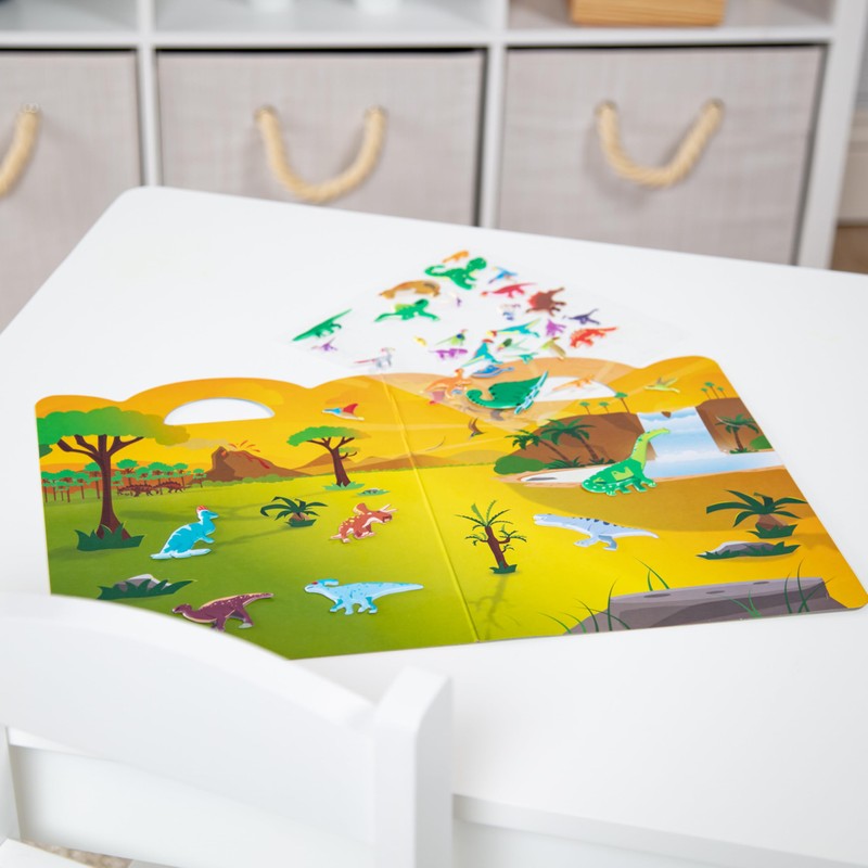 Melissa & Doug Dinosaur Puffy Sticker Play Set Travel Toy